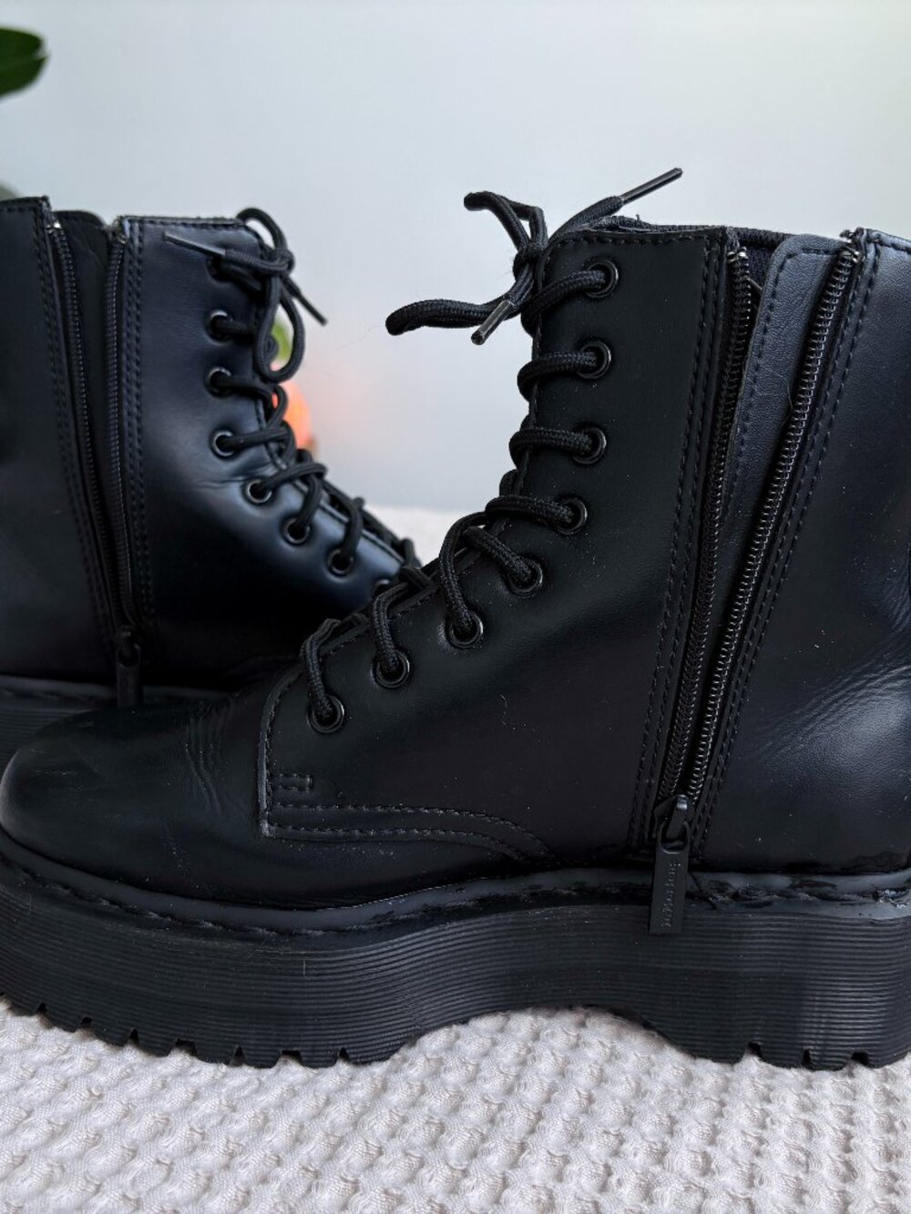 Dr. Martens Vegan Jadon II Mono Platform Boots - Picture 4 of 6